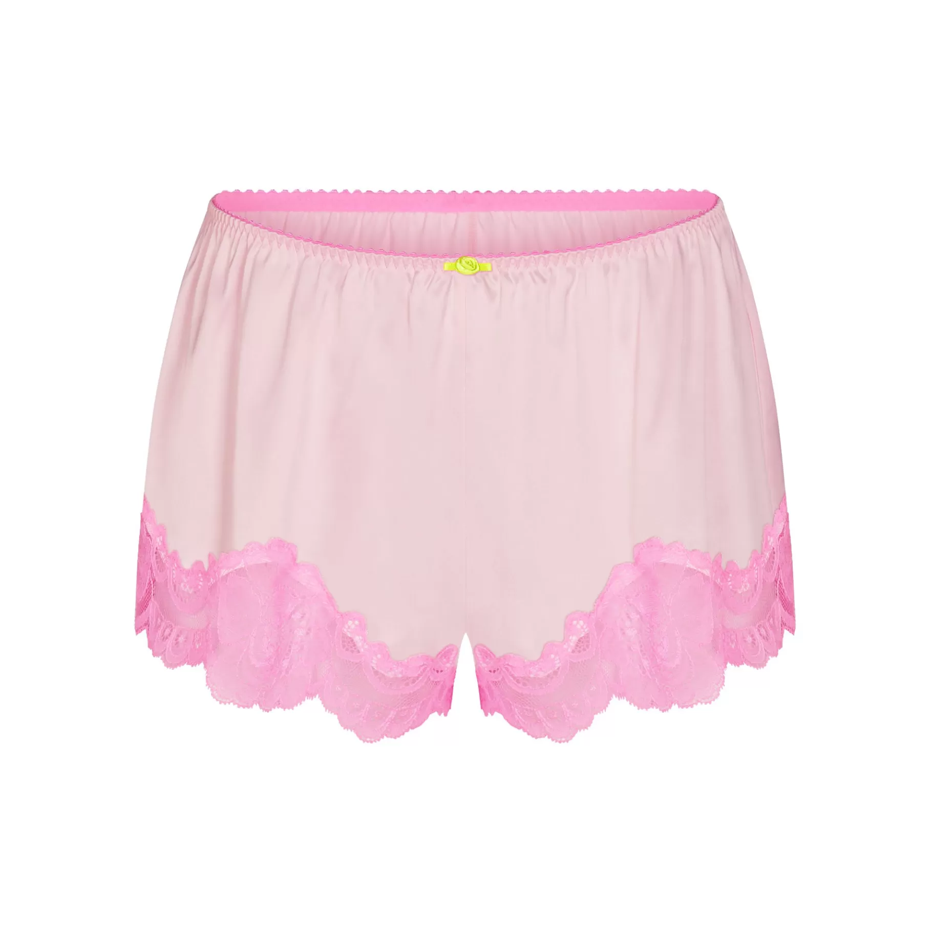 Skims shorts*WOVEN SHINE LACE TAP SHORT | CHERRY BLOSSOM CHERRY+BLOSSOM